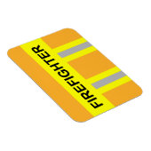 Feuerwehr Symbol Uniform Sandfarben Magnet (Rechte Seite)