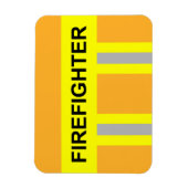 Feuerwehr Symbol Uniform Sandfarben Magnet (Vertikal)