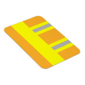 Feuerwehr Symbol Uniform Sandfarben Magnet (Rechte Seite)