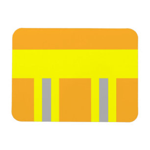 Feuerwehr Symbol Uniform Sandfarben Magnet