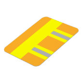 Feuerwehr Symbol Uniform Sandfarben Magnet (Linke Seite)