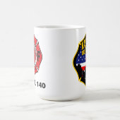 Feuerwehr-Tasse Nashvilles Tennessee Kaffeetasse (Mittel)