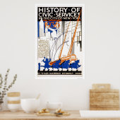 Feuerwehr Truck NYC 1936 WPA Poster (Küche)