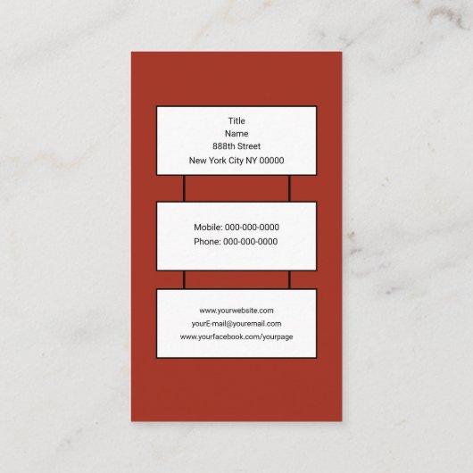 Feuerwehr Visitenkarte (Rückseite)