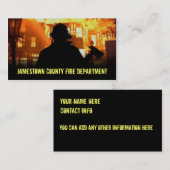 Feuerwehr-Visitenkarten Visitenkarte (Vorne/Hinten)