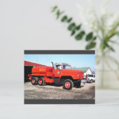 Feuerwehr von Rollhills - Catoosa, ok Postkarte (Stehend Vorderseite)