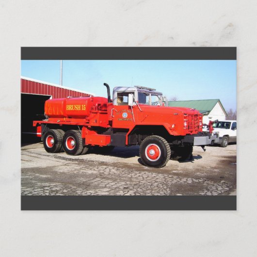 Feuerwehr von Rollhills - Catoosa, ok Postkarte (Vorderseite)