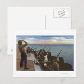 Feuerwehr von US-Luftfahrtunternehmen - US-Marine Postkarte (Vorne/Hinten)