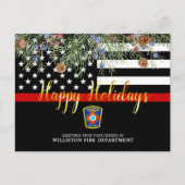 Feuerwehr Weihnachten Custom Thin Red Line (Vorderseite)