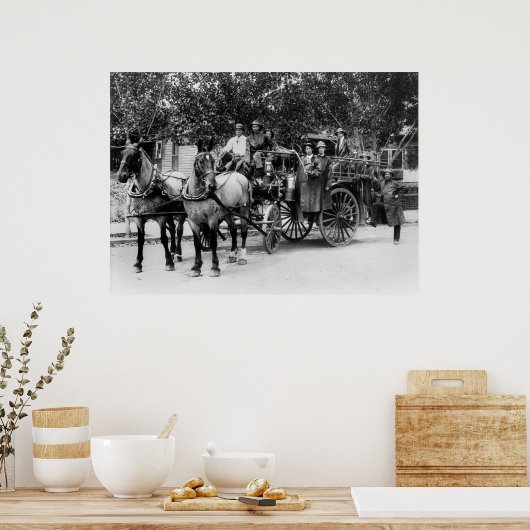 Feuerwehr Wenatchee, 1911 Poster (Küche)