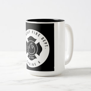 Feuerwehr Zweifarbige Tasse
