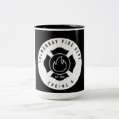 Feuerwehr Zweifarbige Tasse (Mittel)