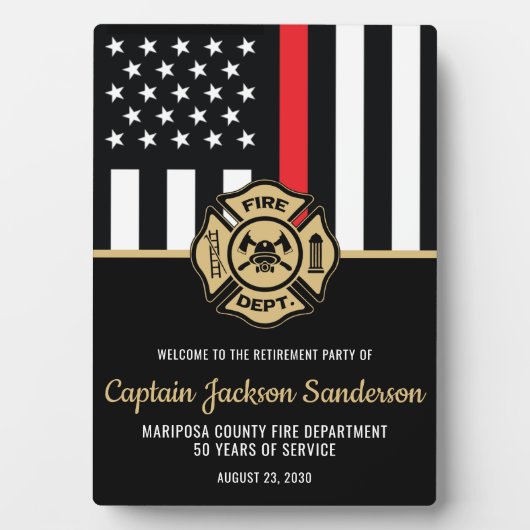 Feuerwehrabteilung - Empfang Fotoplatte (Vorderseite)