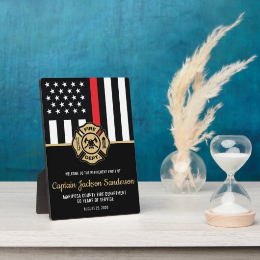 Feuerwehrabteilung - Empfang Fotoplatte (Seite)