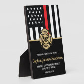 Feuerwehrabteilung - Empfang Fotoplatte (Seite)