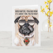 Feuerwehrabteilung - Sonnenruhestand Karte (Gelbe Blume)