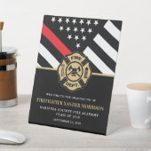 Feuerwehrakademie Abschluss Begrüßungsfeier Party Sockelschild (In SItu)