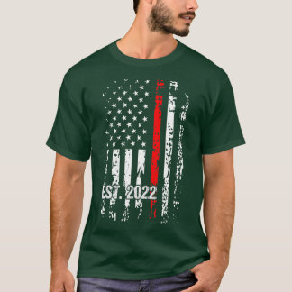 Feuerwehrakademie Abschluss Red Line 2023 T-Shirt