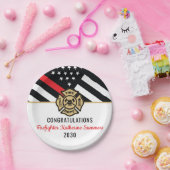 Feuerwehrakademie Feuerwehrmannschaft Pappteller (Party)