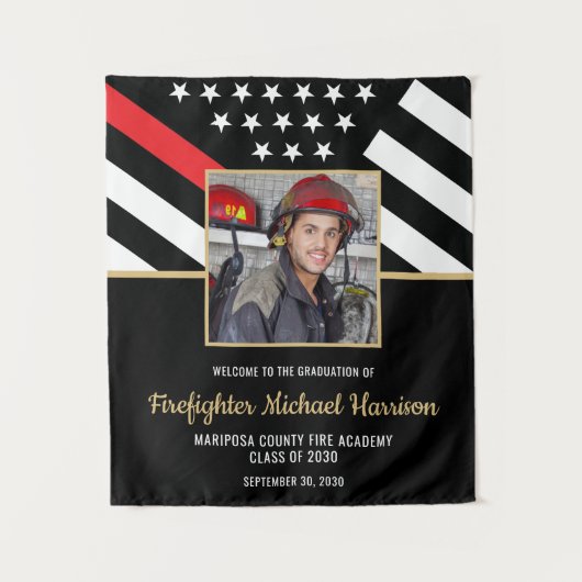 Feuerwehrakademie Foto Wandteppich (Vorderseite)