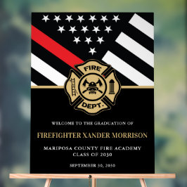 Feuerwehrakademie willkommen acrylschild