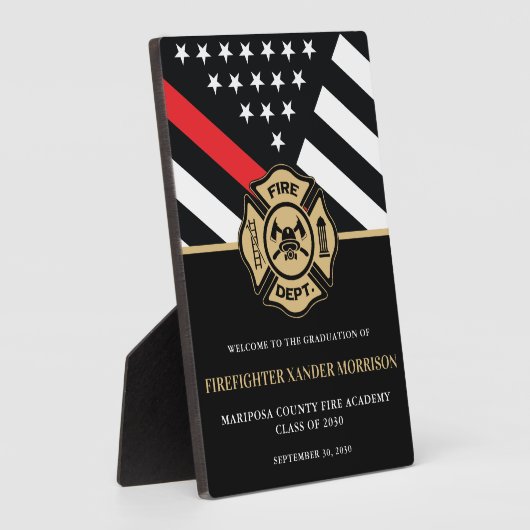 Feuerwehrakademie willkommen fotoplatte (Seite)