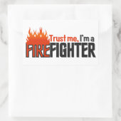 Feuerwehraufkleber, anpassbar rechteckiger aufkleber (Tasche)