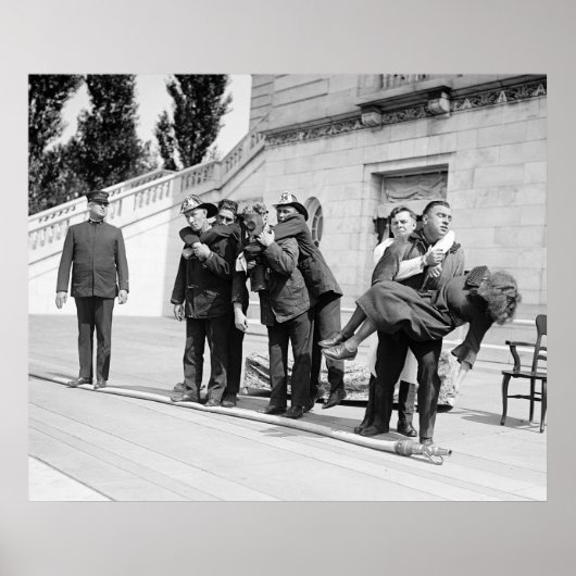 Feuerwehrausbildung, 1923 poster (Vorne)