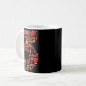 Feuerwehrauto 3. Geburtstag Junge Feuerwehrmann 3 Kaffeetasse (Vorderseite Links)