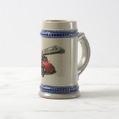 Feuerwehrauto Bierglas (VorderseiteRechts)