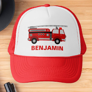 Feuerwehrauto Feuerwehr Kinder Truckerkappe