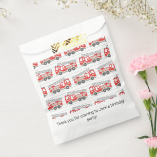 Feuerwehrauto Feuerwehrmann Geschenktütchen