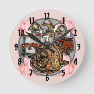 Feuerwehrauto Feuerwehrmann Uhr