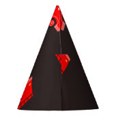 Feuerwehrauto Geburtstag Partyhütchen (Rückseite)