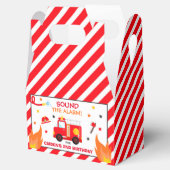 Feuerwehrauto Geburtstagsparty Dekoration Feuerweh Geschenkschachtel (Geöffnet)