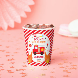 Feuerwehrauto Geburtstagsparty Dekoration Motor Pa Pappbecher