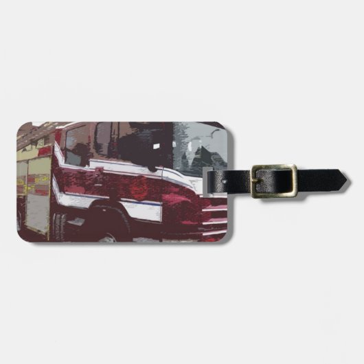 Feuerwehrauto Gepäckanhänger (Vorderseite horizontal)