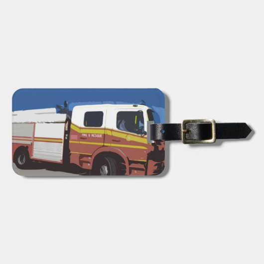 Feuerwehrauto Gepäckanhänger (Vorderseite horizontal)