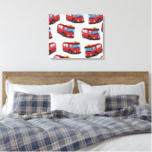 Feuerwehrauto Leinwanddruck (Insitu (Schlafzimmer))