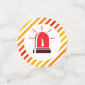 Feuerwehrauto Motor Geburtstagsparty Confetti Konfetti (Klein Vorderseite)