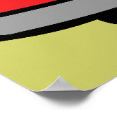 Feuerwehrauto - Plakat (Ecke)