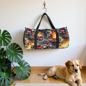 Feuerwehrautos Flammen Duffle Bag