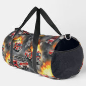 Feuerwehrautos Flammen Duffle Bag (Rechte Ecke)