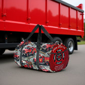 Feuerwehraxt-Muster Duffle Bag