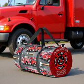 Feuerwehraxt-Muster personalisiert Duffle Bag