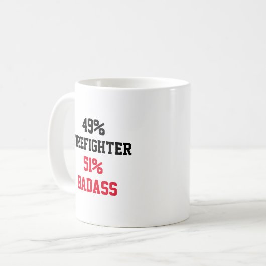 FeuerwehrBadass Kaffeetasse (Vorderseite Links)
