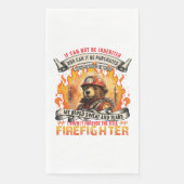 Feuerwehrbär Serviette (Vorderseite)