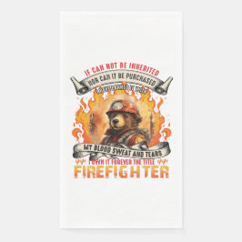 Feuerwehrbär Serviette