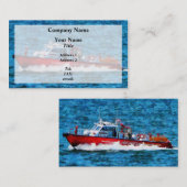 Feuerwehrboot Visitenkarte (Vorne/Hinten)