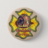 Feuerwehrbruder Button (Vorderseite)